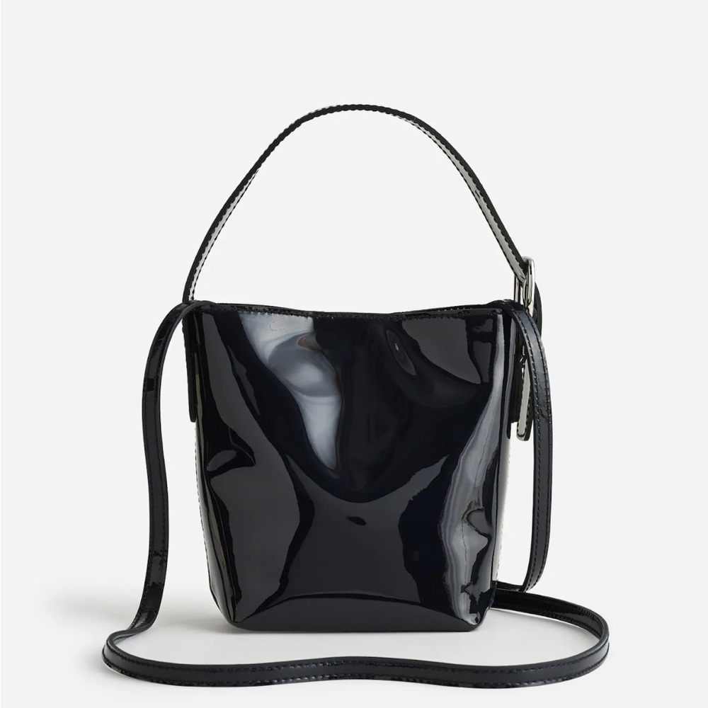 Madewell Patent Leather Women's micro bag NWT BLK
